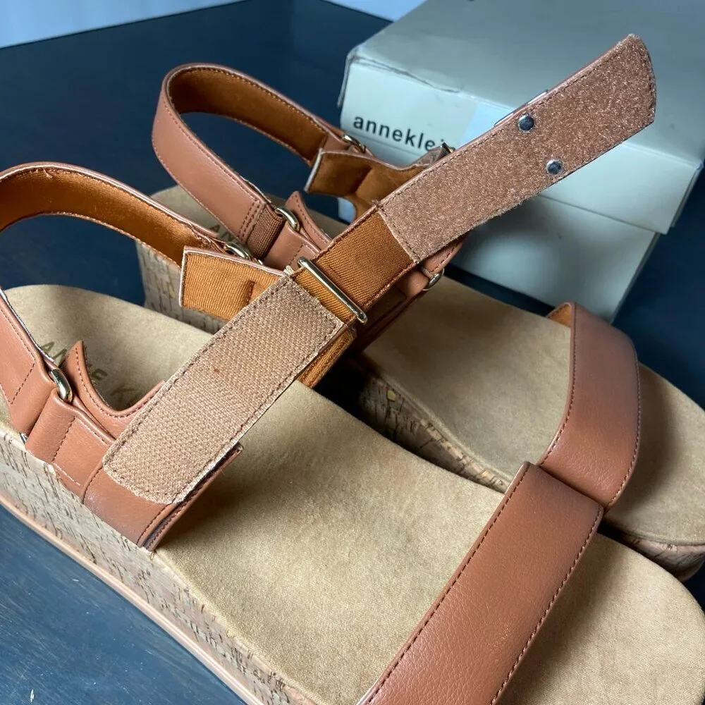 Anne Klein cork platform sandals - Woman's size 10.5-11 (NIB)